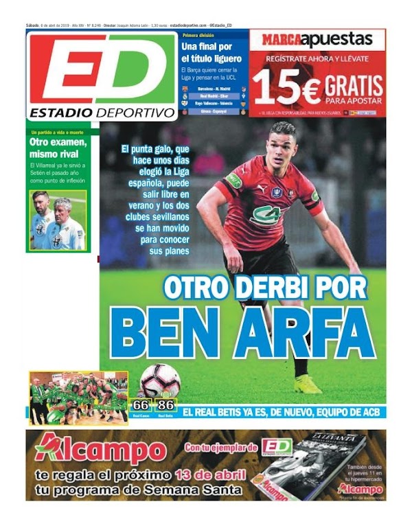 Betis, Estadio Deportivo: "Otro derbi por Ben Arfa"