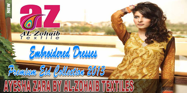 Al-Zohaib Aeysha Zara Premium Eid Collection 2013-14