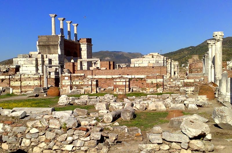 ruiny bazyliki z VI wieku w Selcuk