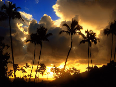 Kapa'a Sunrise, Kauai, Hawaii Wallpaper