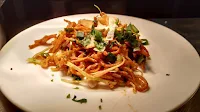 Crispy fried noodles with vegetables peanuts for Chinese bhel Recipe