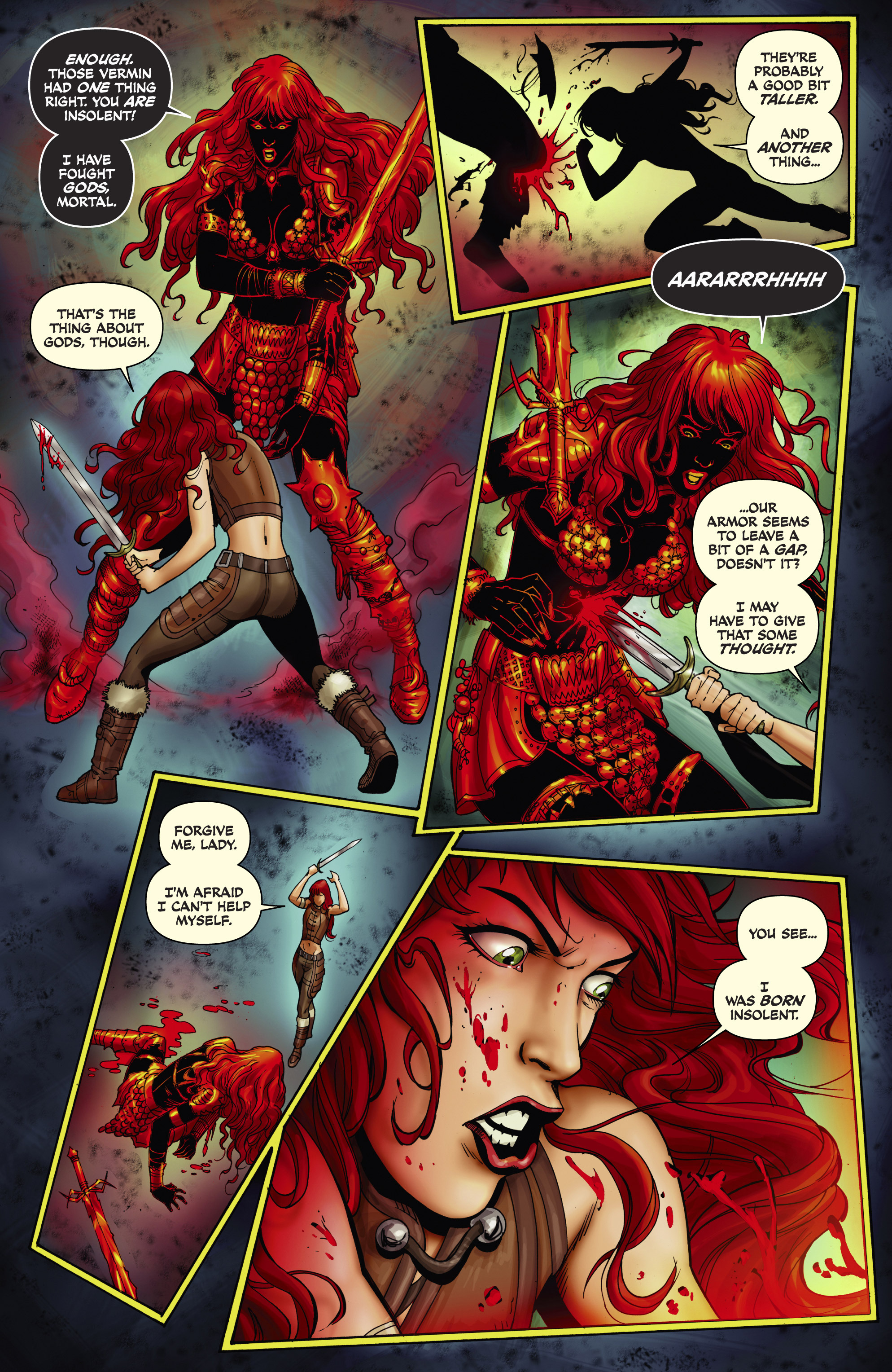 Read online Red Sonja (2013) comic -  Issue #16 - 19