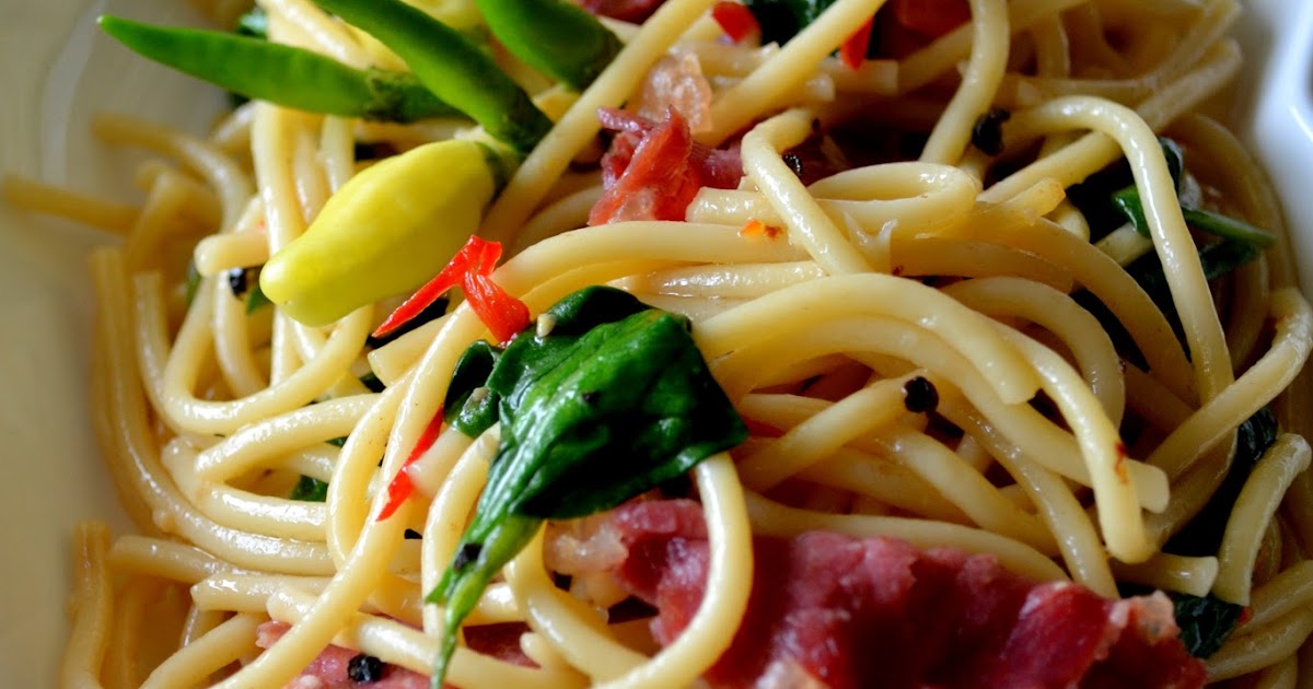 Spaghetti Aglio Olio Beef Rashers Bicara Kak Noor