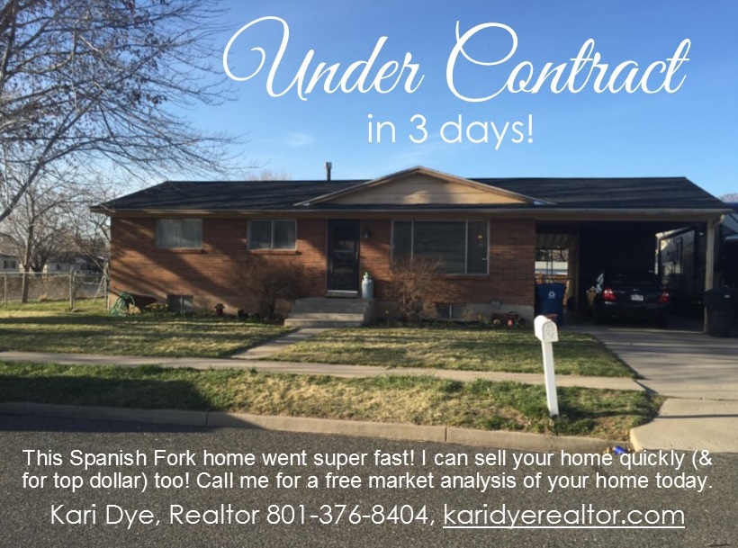 Kari Dye, Utah Realtor Call me if you're ready to sell yours, too!