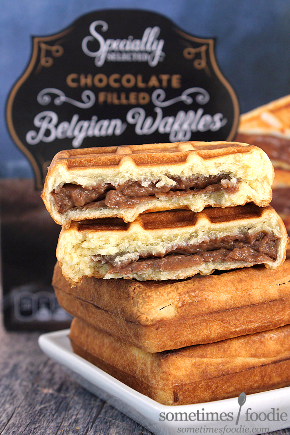 Sometimes Foodie Chocolate Filled Belgian Waffles Aldi