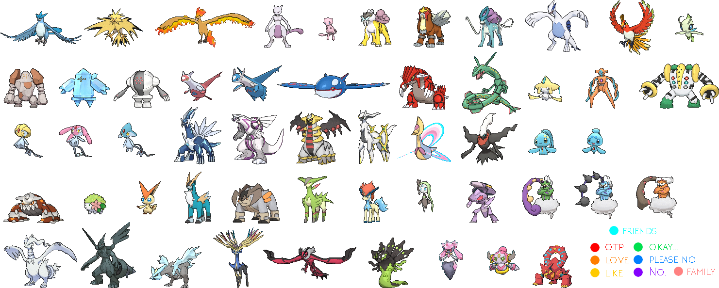 Legendary Pokemons Legendary Pokemons
