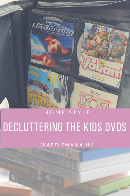 Decluttering tips for the family home storing kids dvds