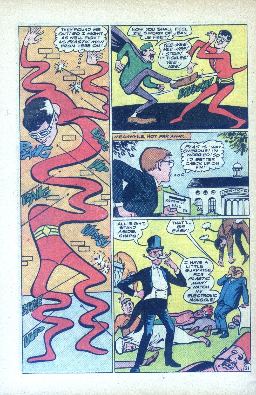 Read online Plastic Man (1966) comic -  Issue #5 - 28