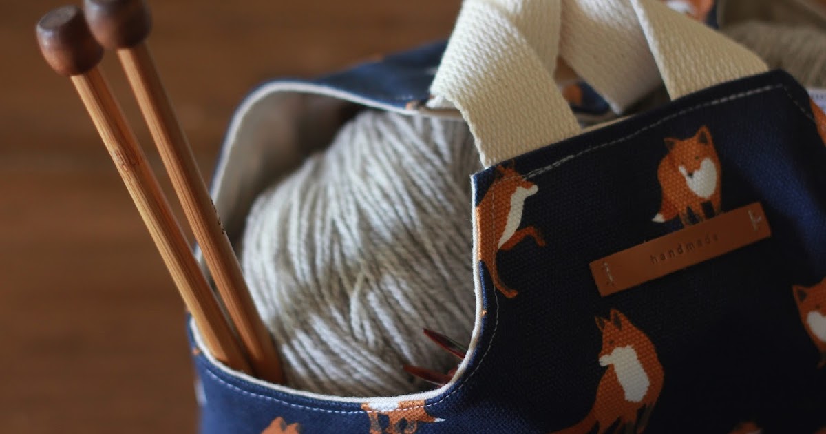 Sew Foxy Knitting Bag Tutorial this handmade life