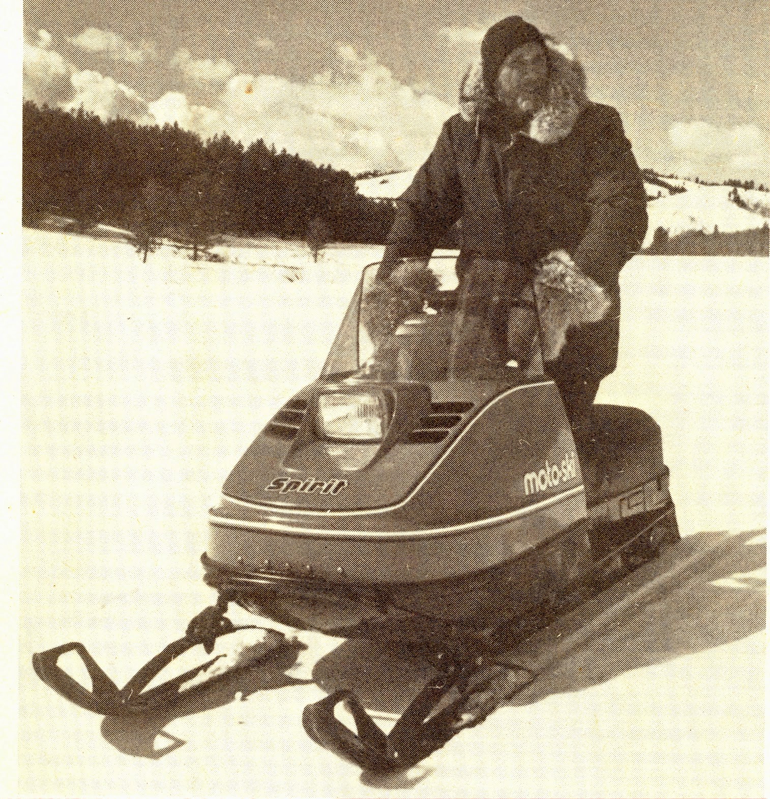 CLASSIC SNOWMOBILES OF THE PAST 1980 MOTOSKI SPRINT 250