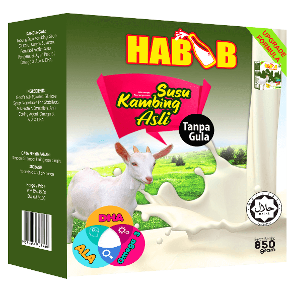 Susu Kambing Habib! Review Harga & Manfaat Susu Bubuk Organik.