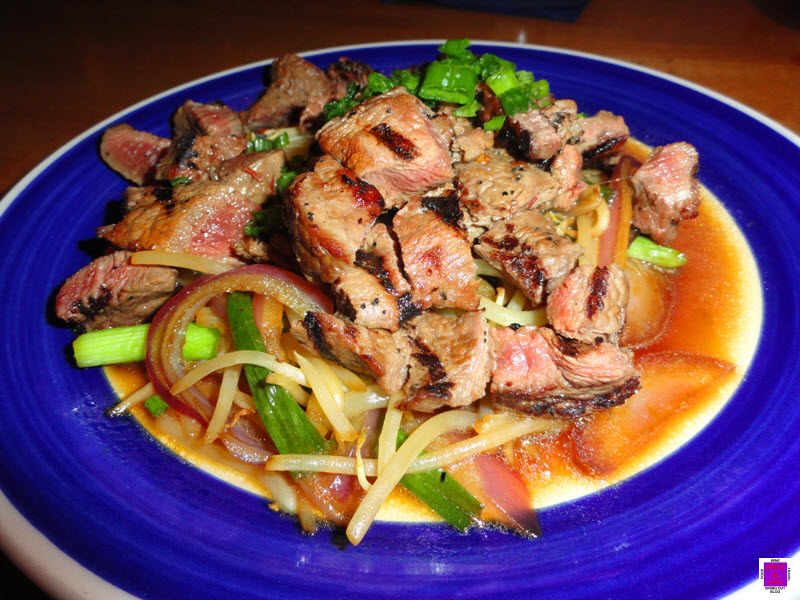 Food, Wine, Travel and Dining Out Cooking at Home Steak with Morel