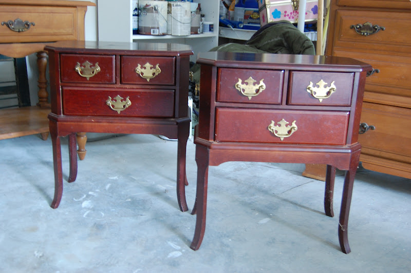 Atlanta Shabby Chic: Turquoise Side Tables (SOLD)