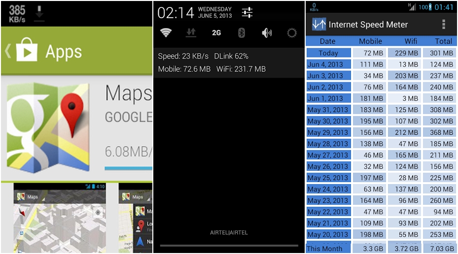 Menampilkan Kecepatan di Status Bar Android Passeo Blind