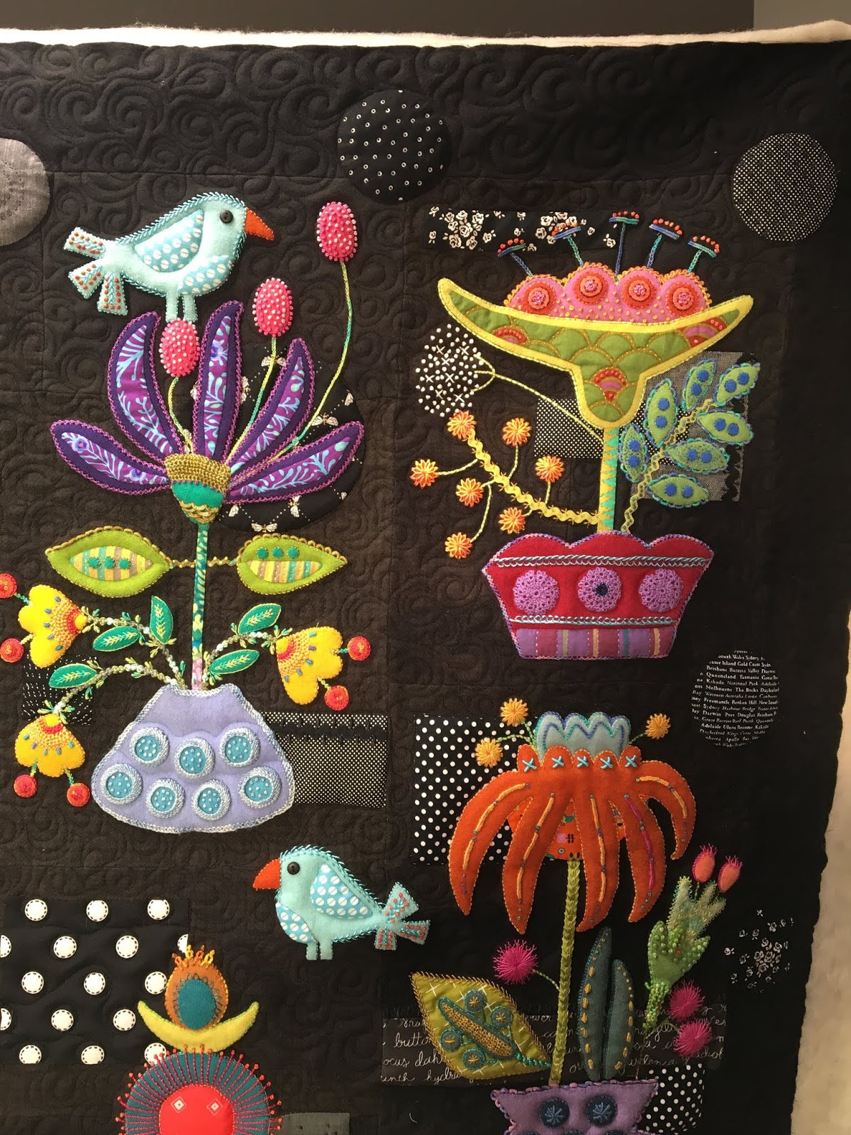 Grass Roots Quilting Sue Spargo Fresh Cut Block of the Month BOM