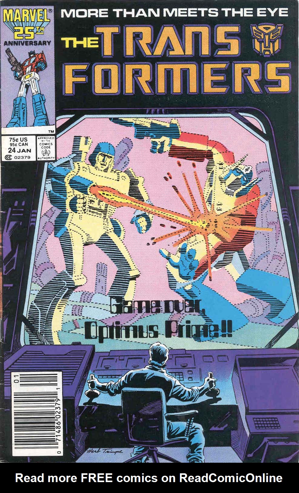 Read online The Transformers (1984) comic -  Issue #24 - 1