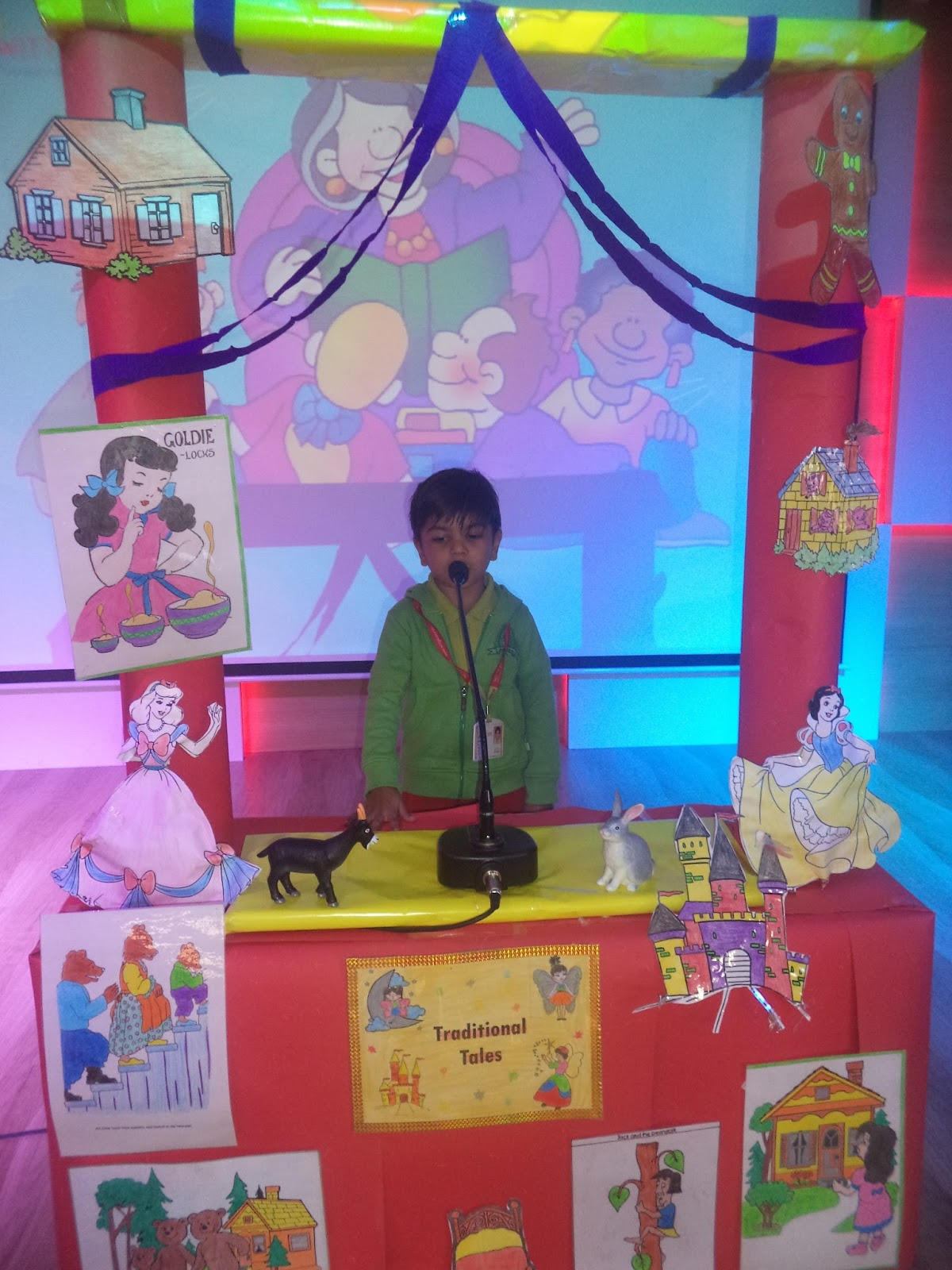 On the top of the World...: STORY TELLING ACTIVITY (SECTION - JUNIOR KG 