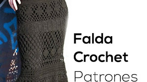 Falda Crochet diseño Sirena / Patrones