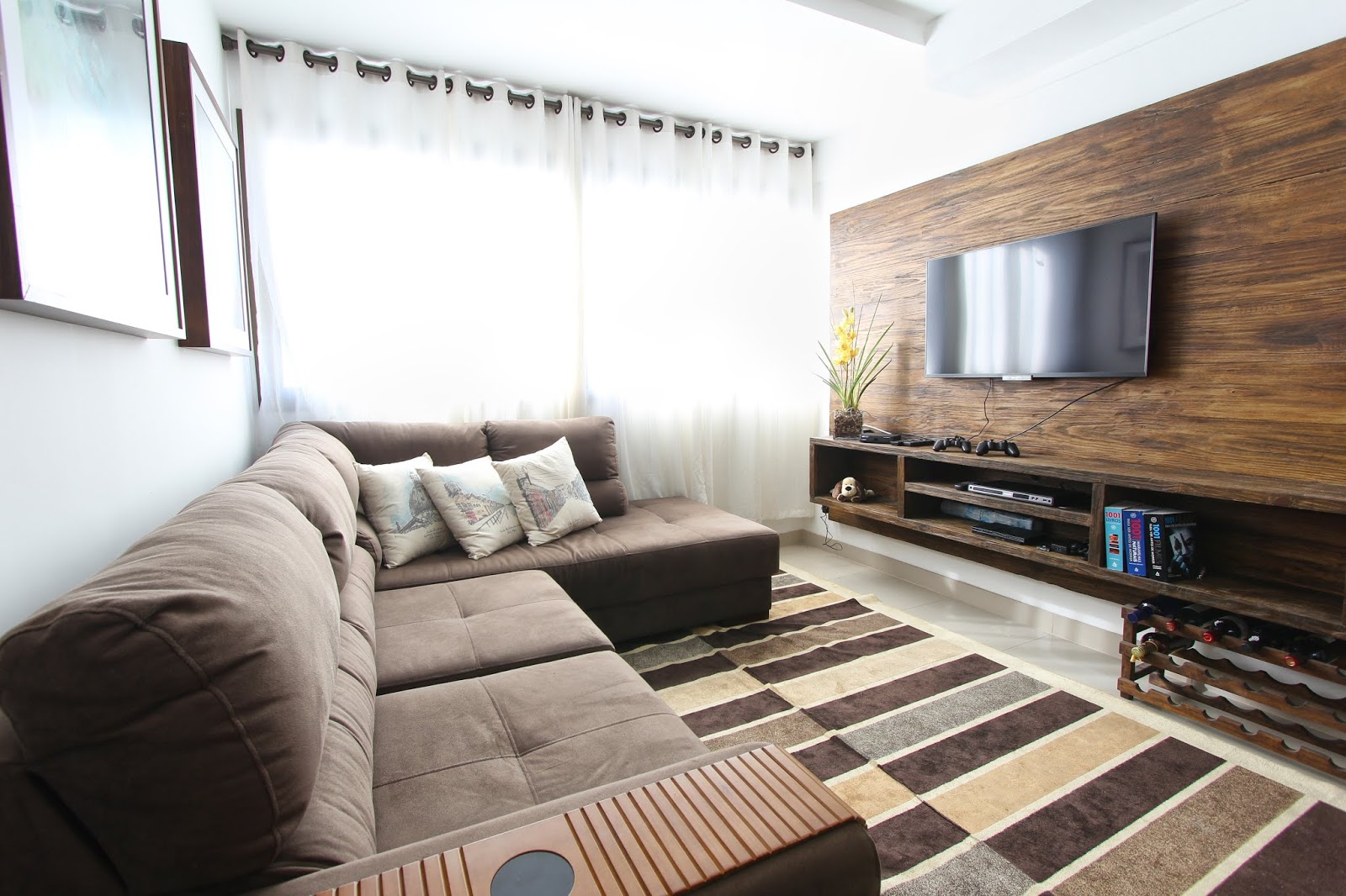 12 Ideas Para Decorar La Pared Del Televisor