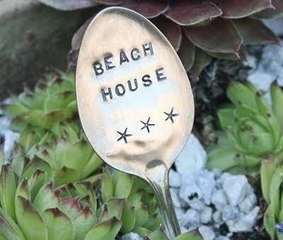 spoon plant and garden markers