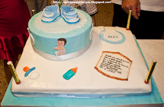 torta per il battesimo di alex