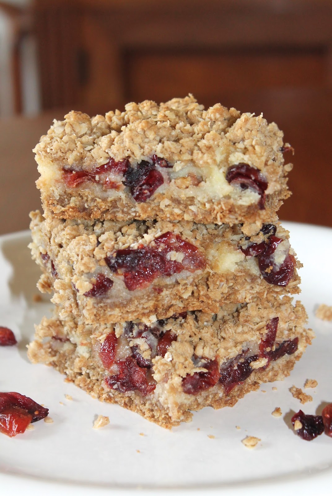Savory Moments Sour cream cranberry bars