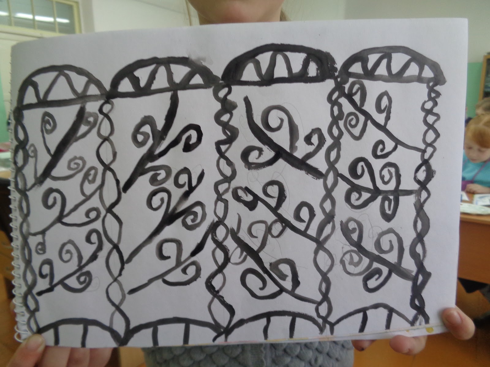Ажурные ограждения рисование 3 класс
