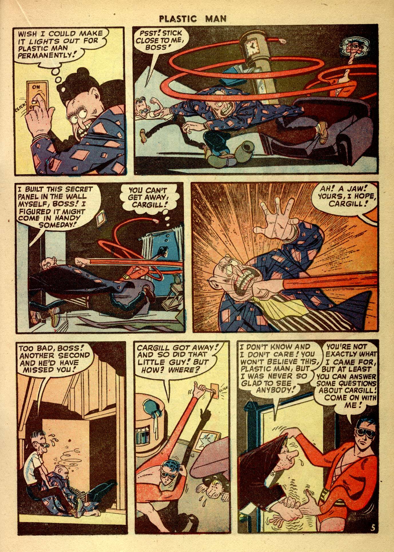 Read online Plastic Man (1943) comic -  Issue #14 - 19