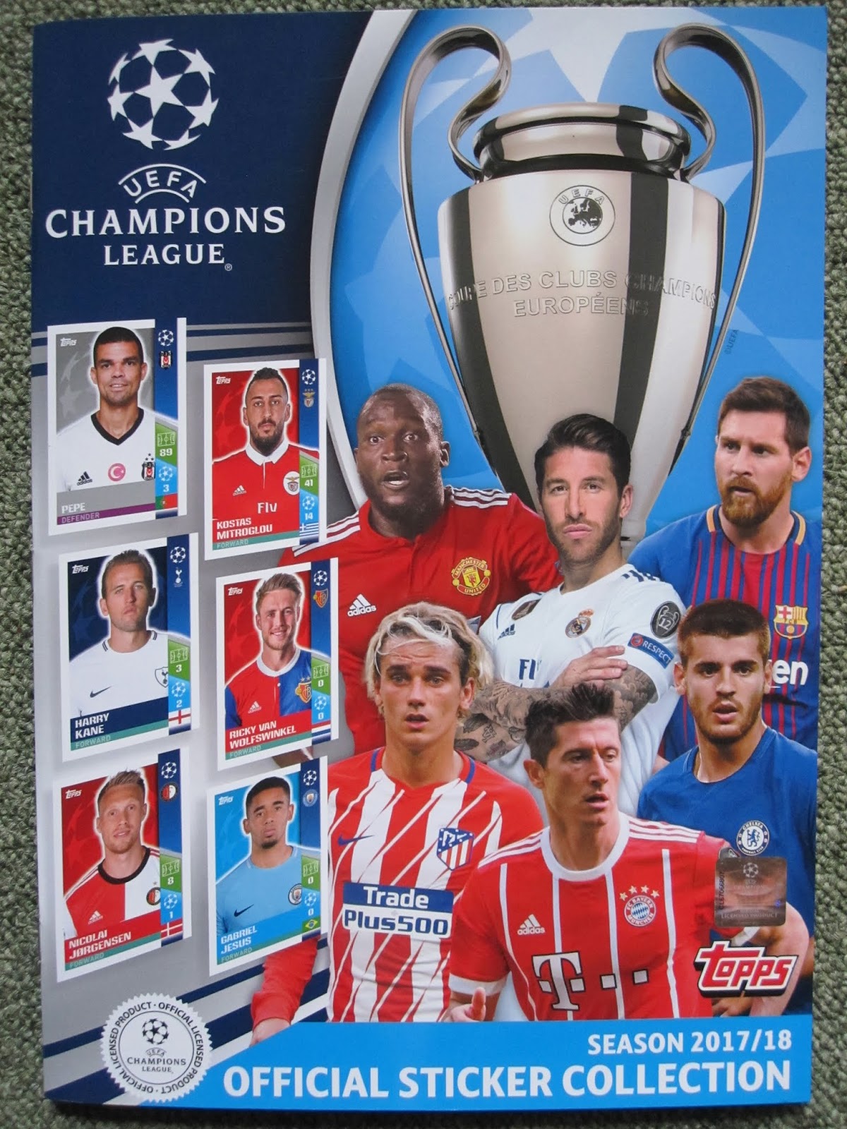 Androutsos Champions League Sticker 17/18-511 Play-Off Qhalifying Teams 