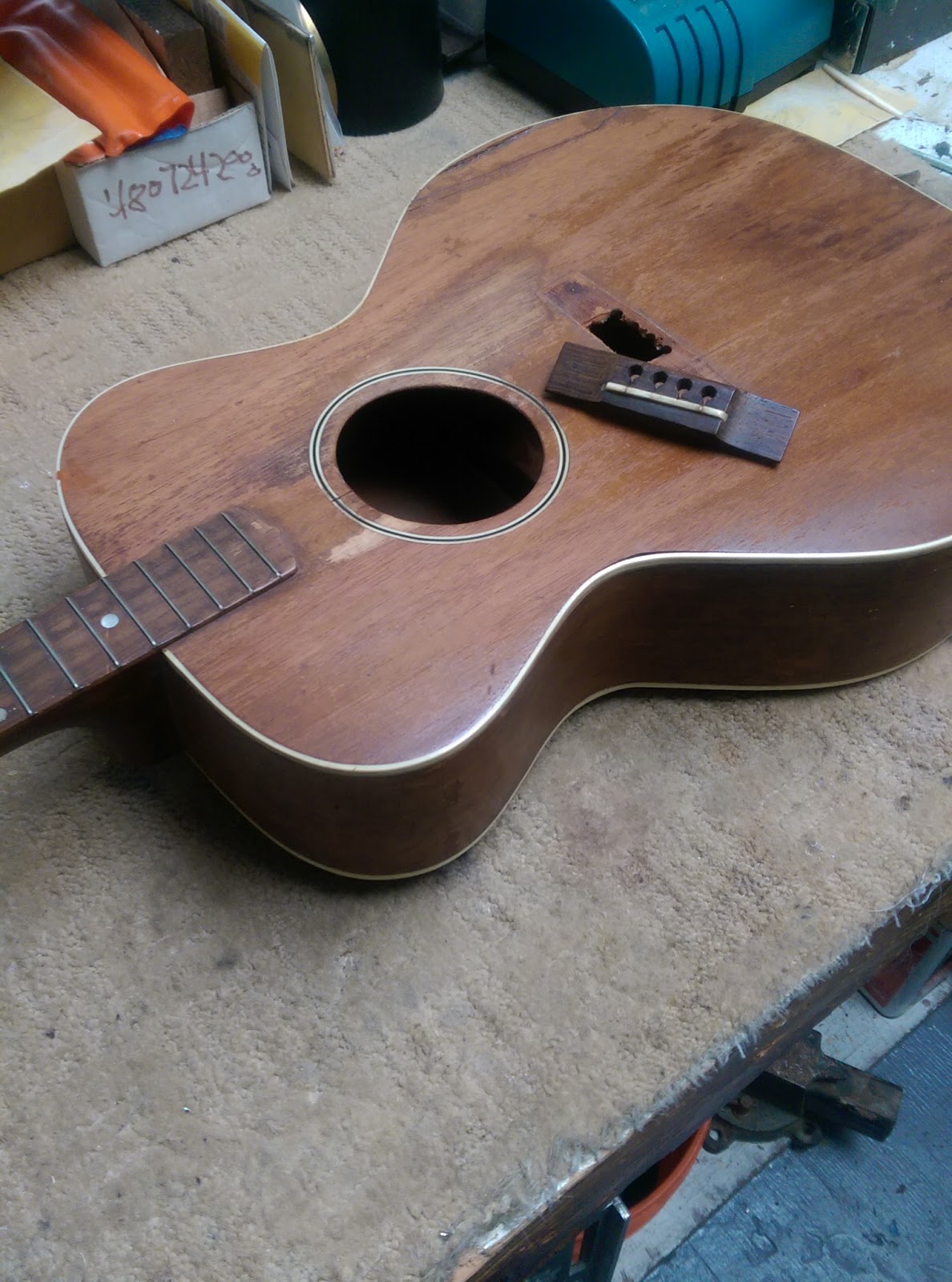 Gates Guitar Repair and Restoration "The Gibson" Restoration of a 1920