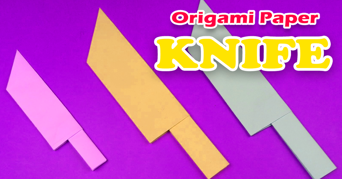 How to make a paper knife easy Easy paper knife Tutorials DIY
