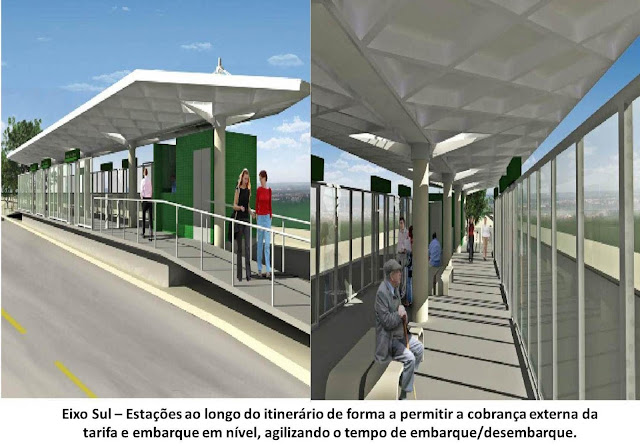 Serão 15 estações de integração do VLP Gama/Santa Maria - Plano Piloto