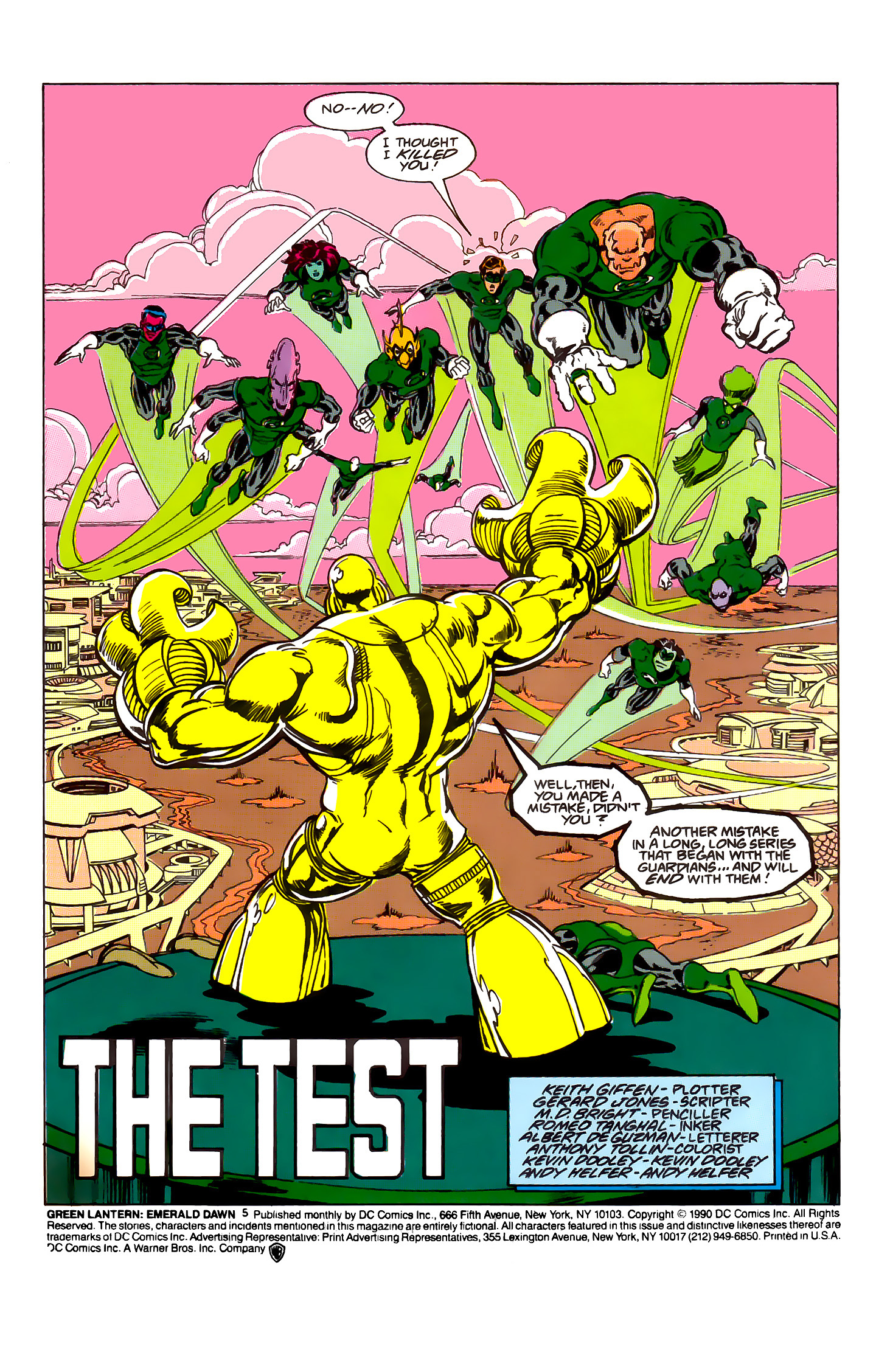 Read online Green Lantern: Emerald Dawn comic -  Issue #5 - 2
