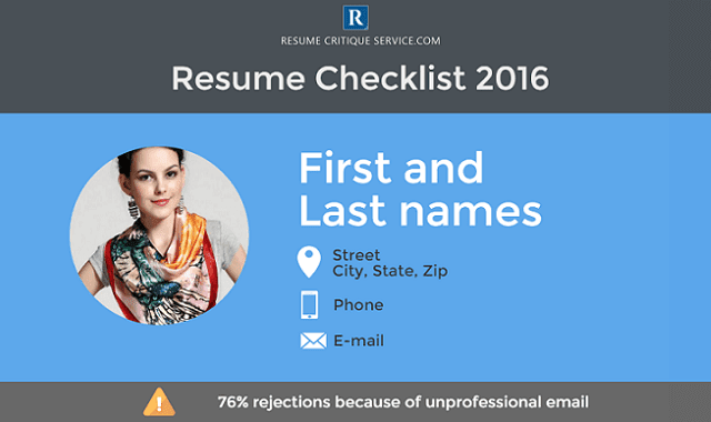 the best pointers for resume checklist 2016 infographic visualistan