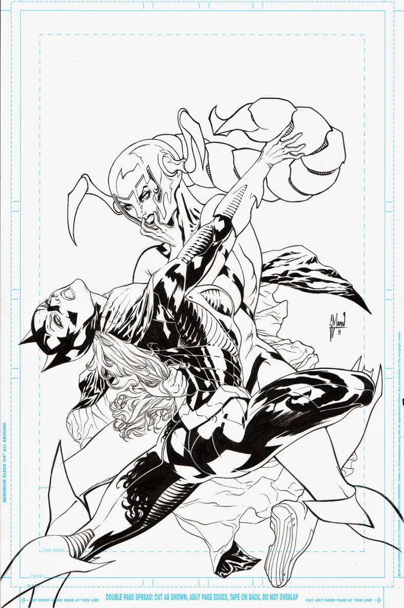 Making of a cover: BATMAN ETERNAL 11 by Guillem March