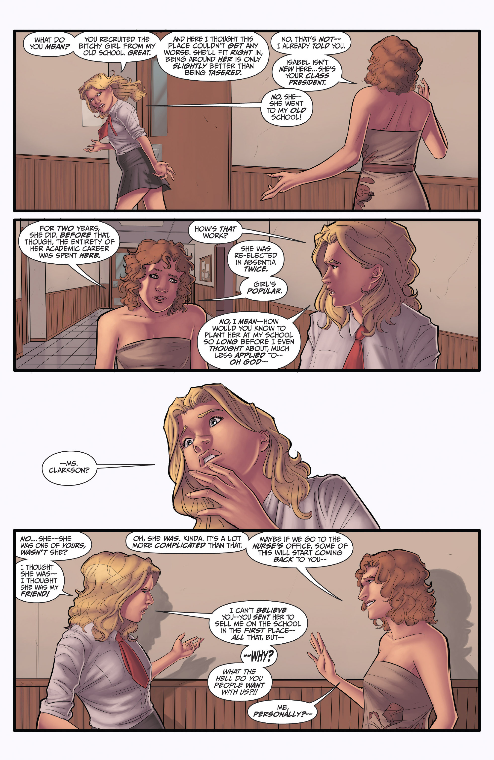 Read online Morning Glories comic -  Issue #39 - 26