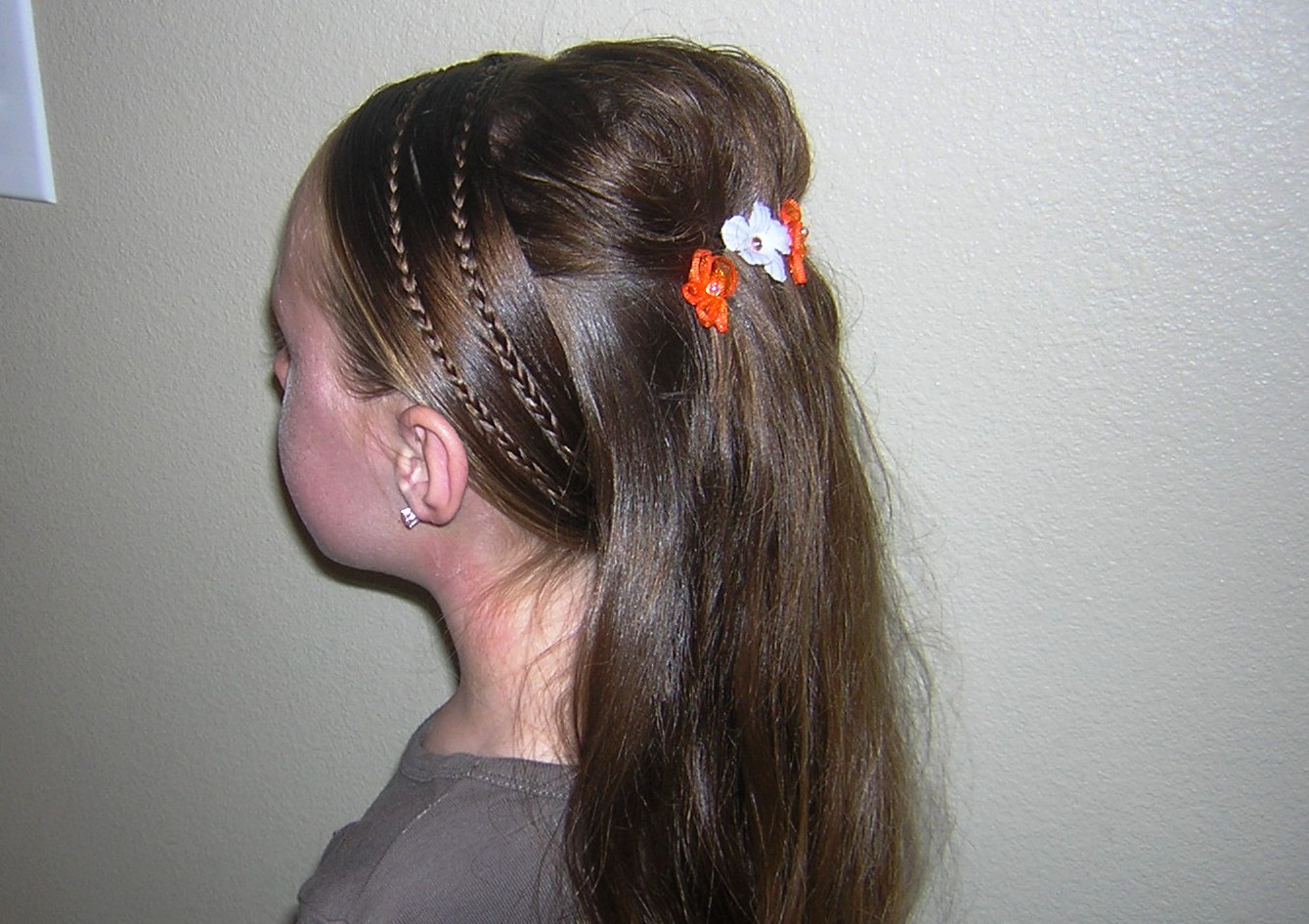 Wedding Updo Hairstyle Princess Hairstyles Little Girls