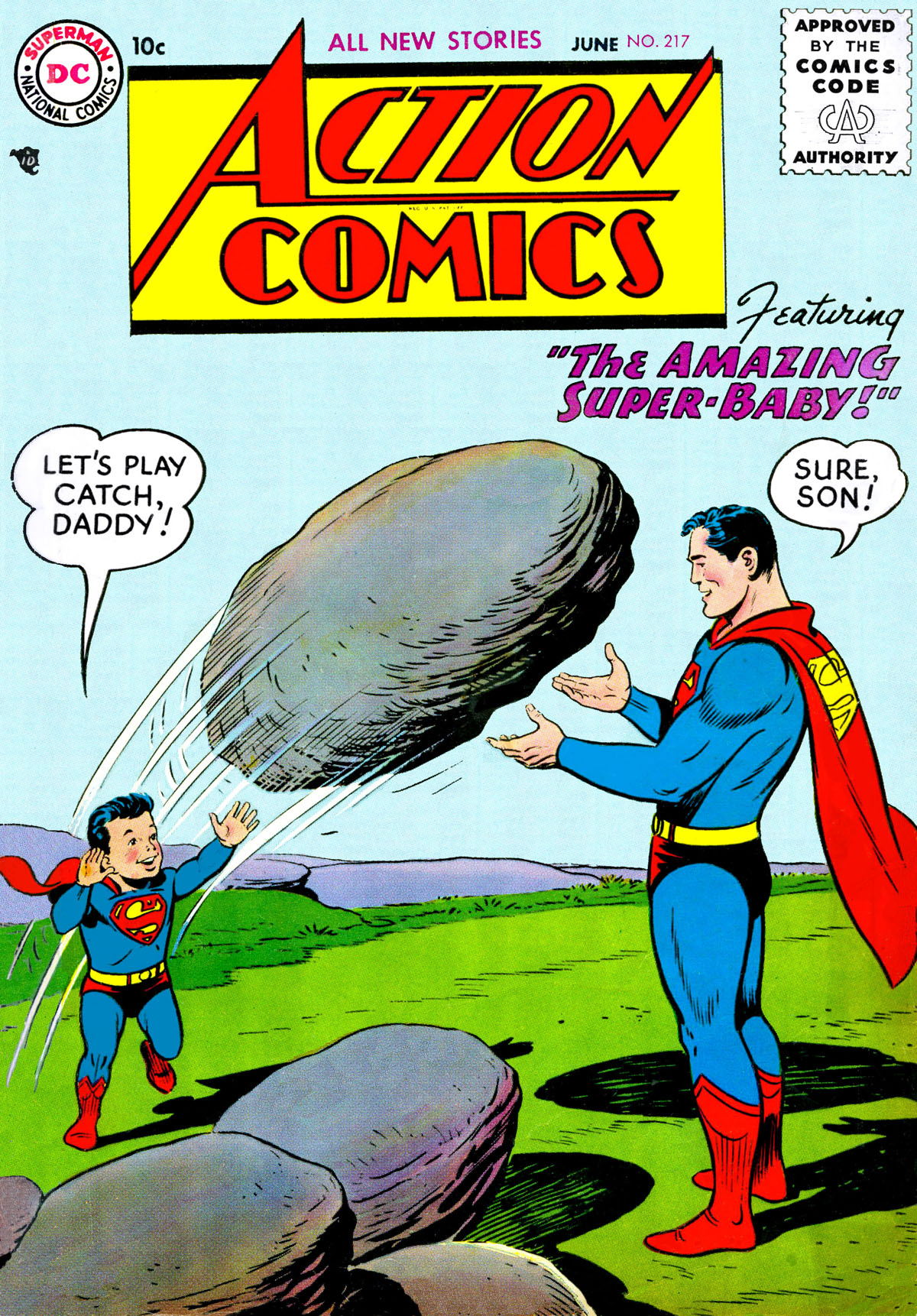 Read online Action Comics (1938) comic -  Issue #217 - 1