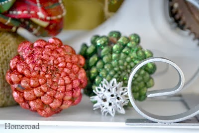 Modern Masters Paint and a Shimmering Holiday Mantel