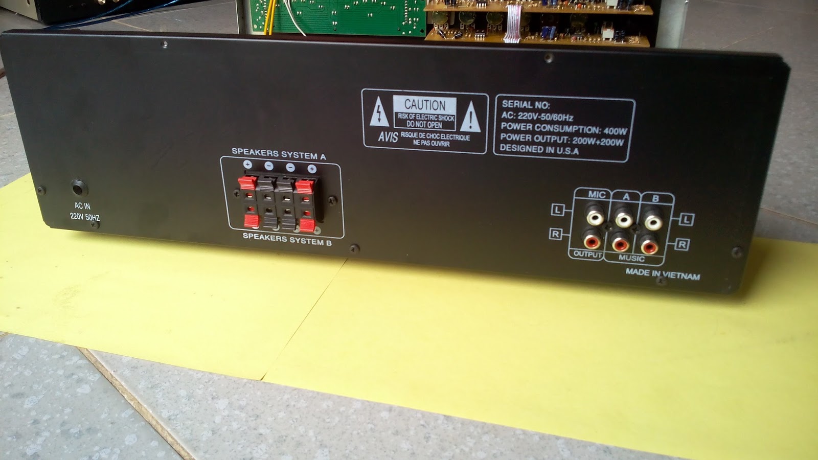 ĐIỆN TỬ CÔNG SUẤT D.I.Y THÔNG ANH LEGENDARY Amplifier Box SP203