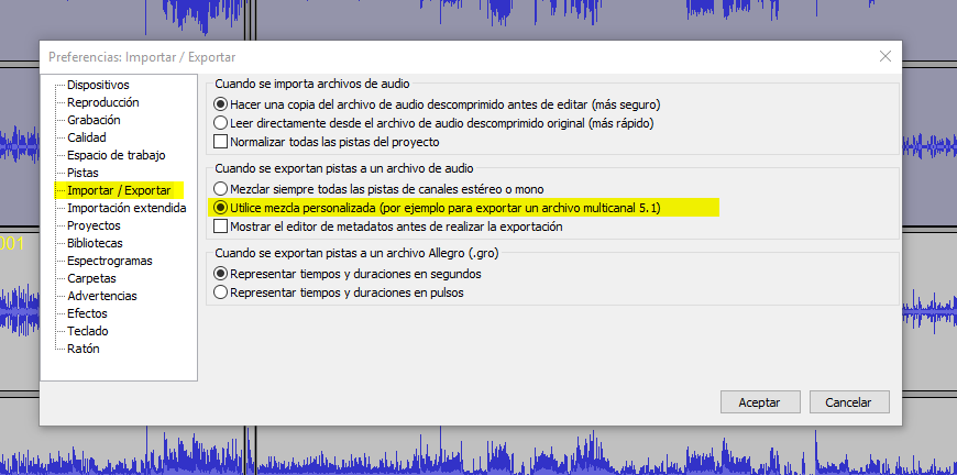 Audacity + Extra; Guia tutorial para sincronizar