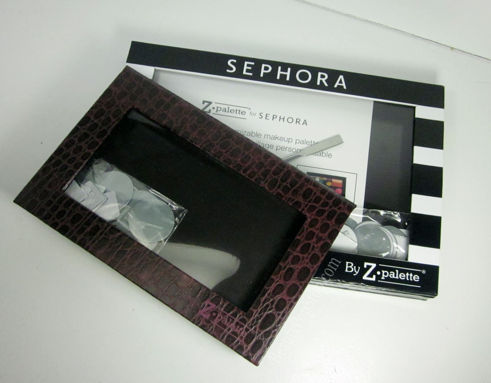 BeautyPopStop Sephora Collection Z Palette Dome Palette and Limited Edition Crocodile Burgundy