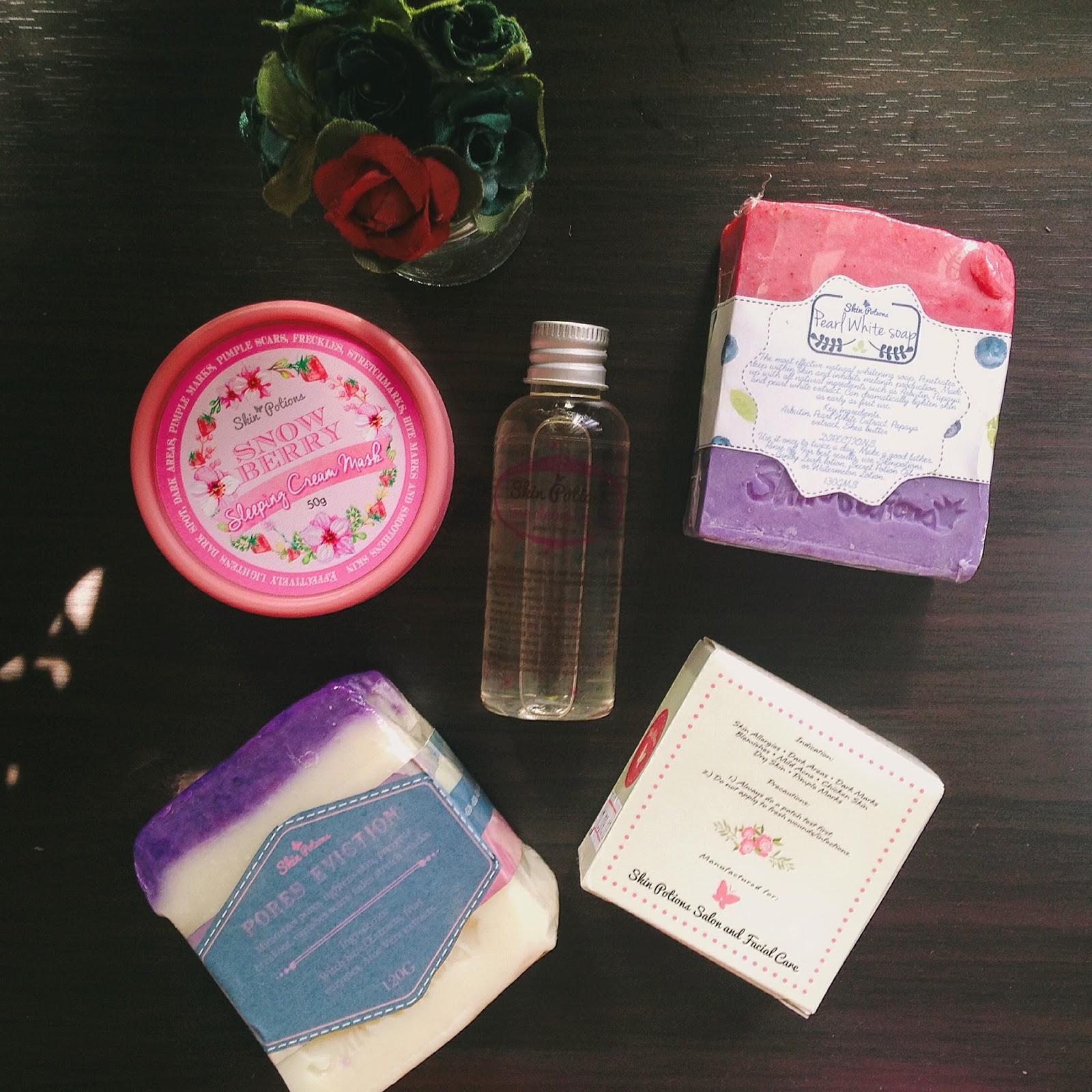 Een Mercado SKINCARE REVIEW SKINPOTIONS PH Magic Balm, Pores Eviction Soap, Pearl White Soap
