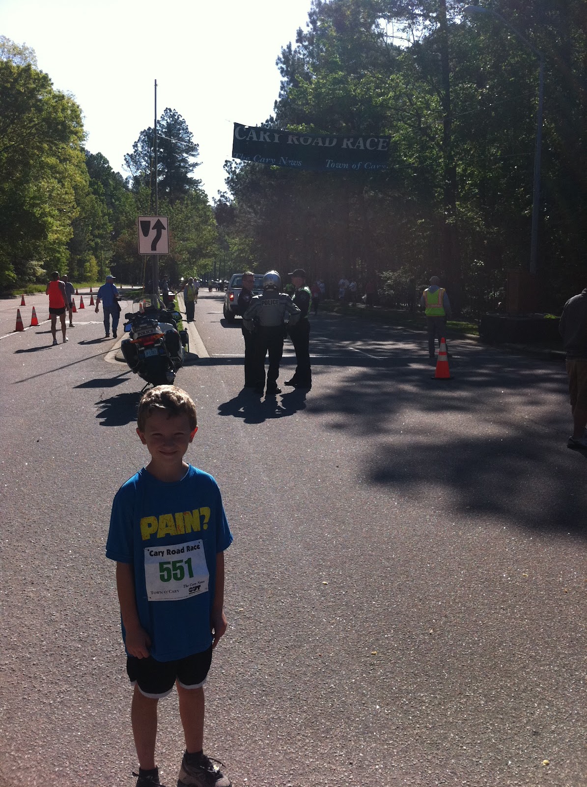 Running and stuff Cary Road Race 10K and 5K April 14, 2012