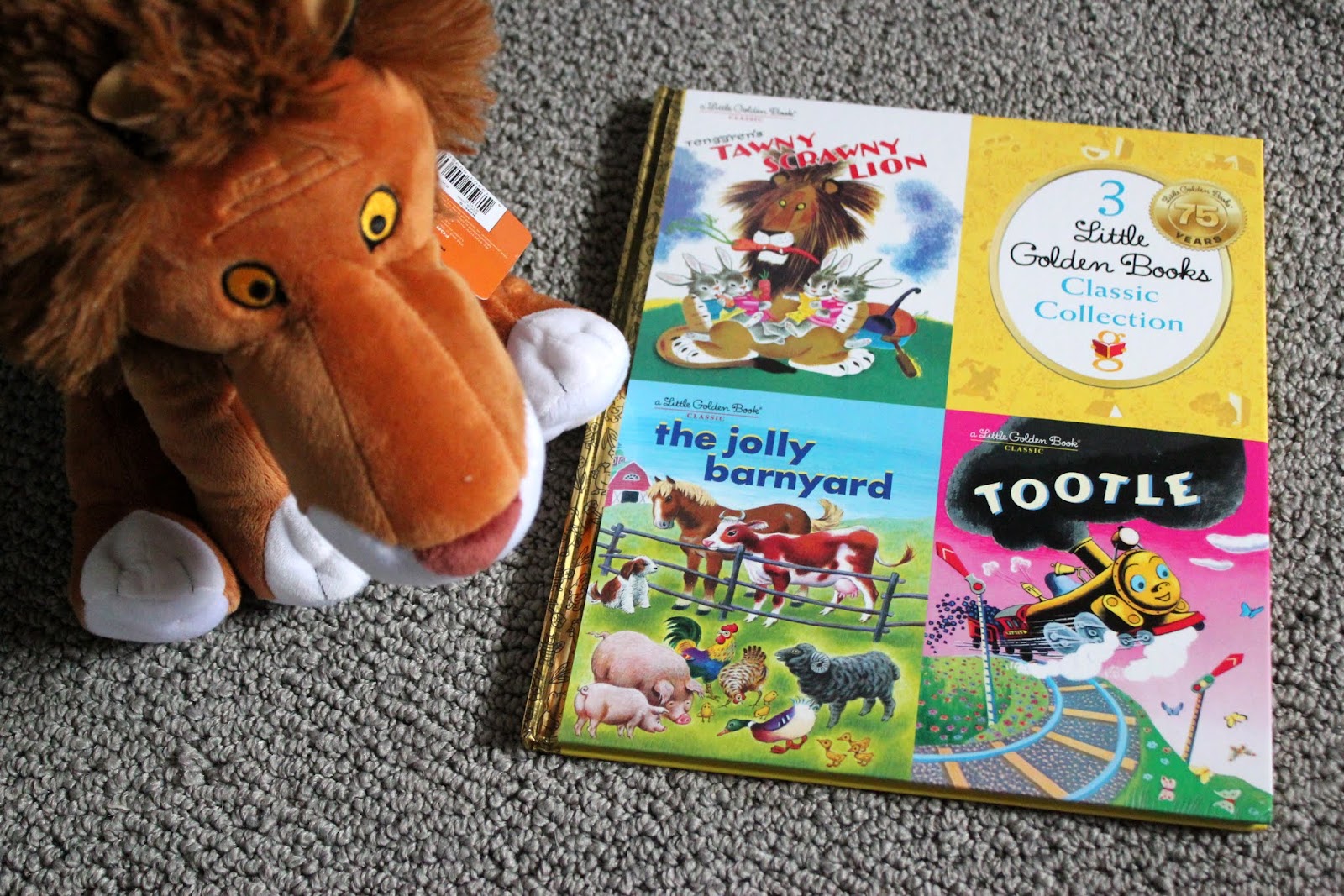 Kohls Cares Lion Tawny Scrawny Stuffed Plush Animal From Golden Books Stories for sale online 