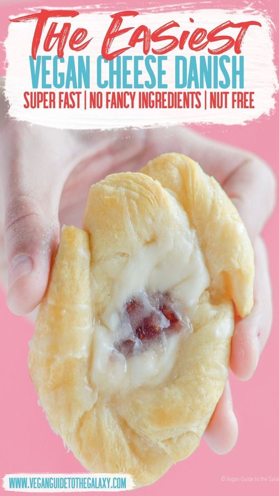 Vegan Cheese Danish BEST FOOD