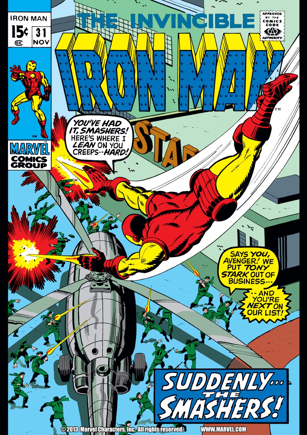 Read online Iron Man (1968) comic -  Issue #31 - 1