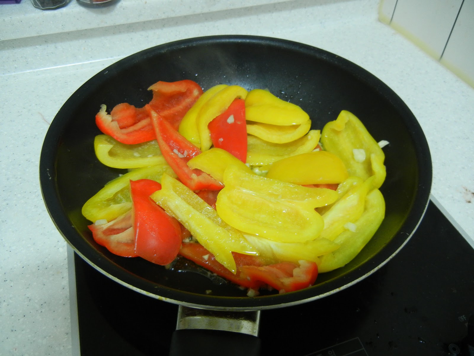 Oven Lovin' Fried Peppers with Garlic