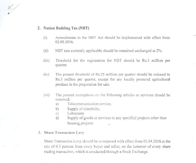 HS Codes are currently exempted should be liable for VAT Taxation In