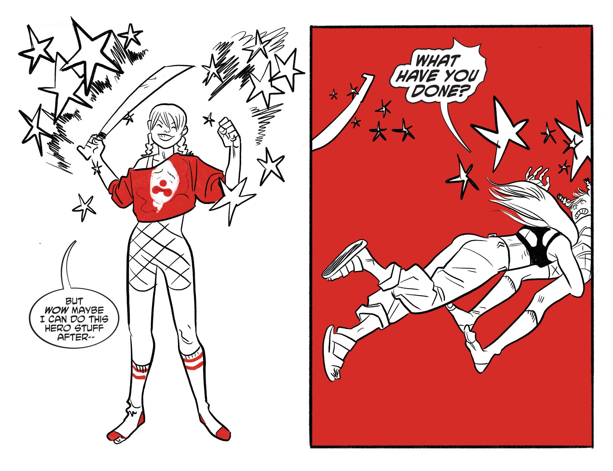 Read online Harley Quinn Black   White   Red comic -  Issue #7 - 19